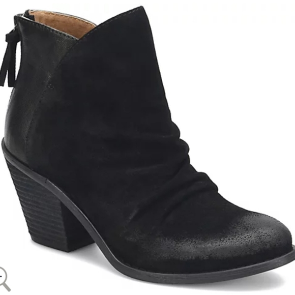 Soft Teyton  Mixed Leather Bootie - Picture 1 of 9